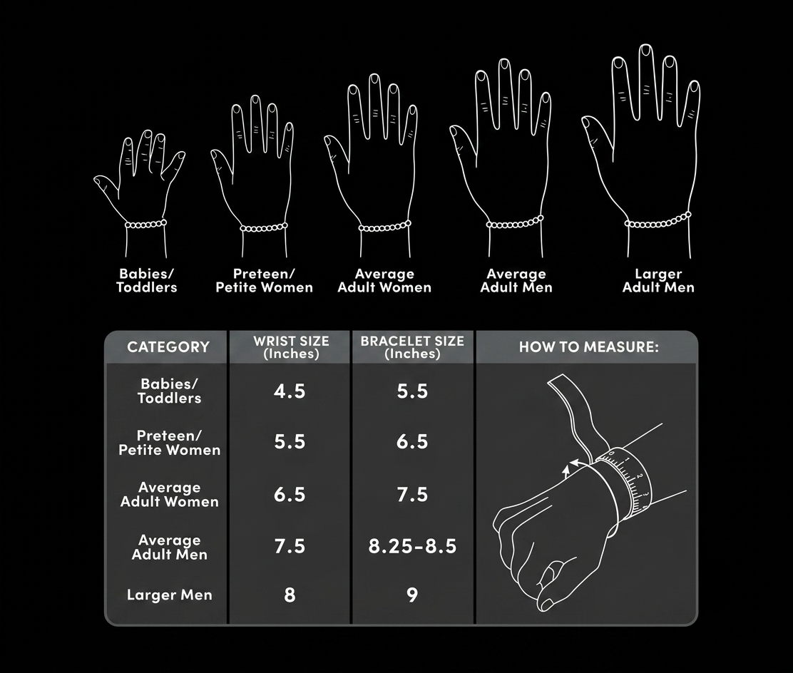 Bracelet Size Guide